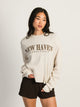 HARLOW WINNIE MELANGE LONG SLEEVE WAFFLE - NEW HAVEN HARLOW - Boathouse USA