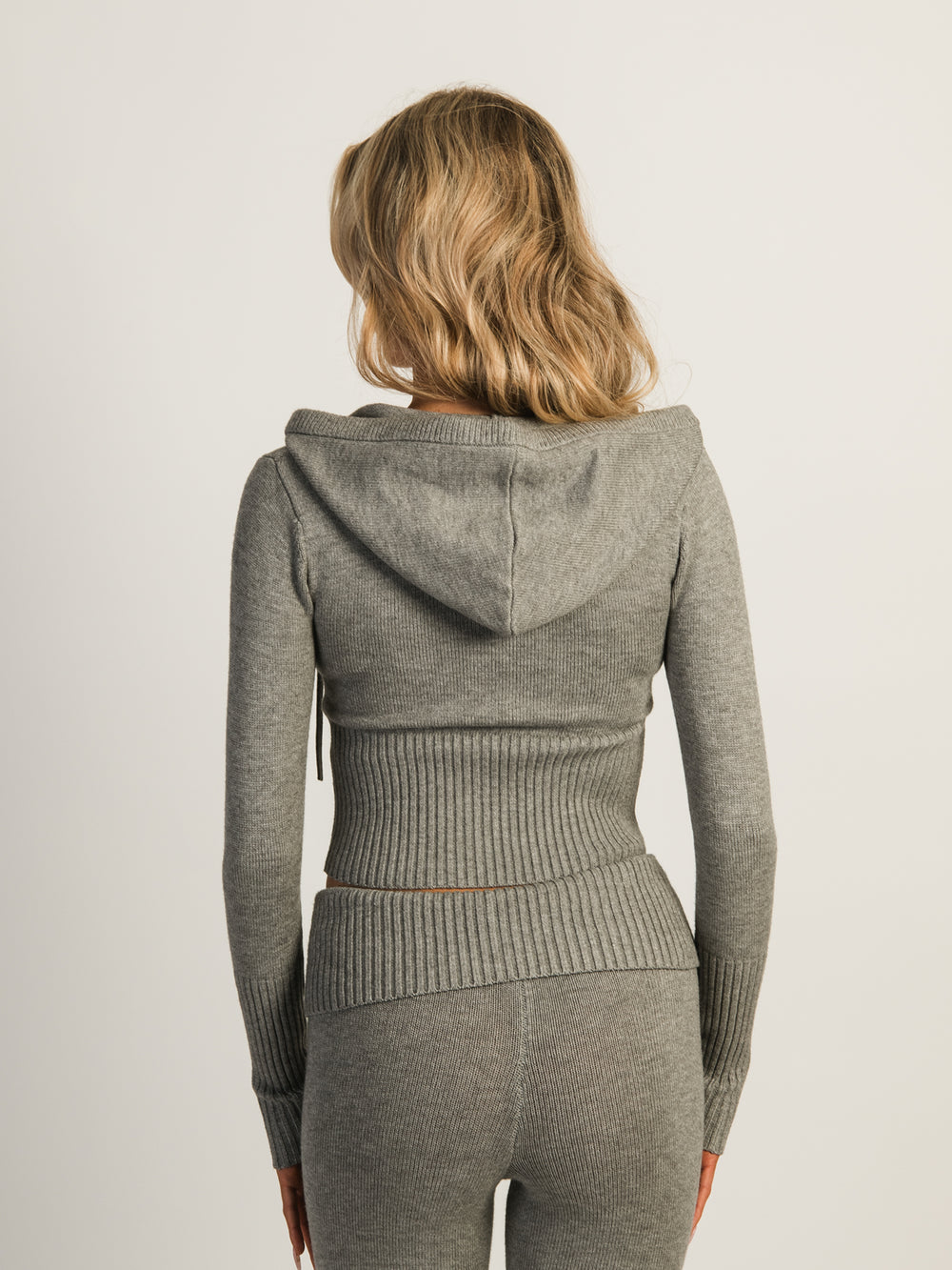 HARLOW BROOKE SWEATER - HEATHER GREY