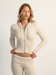 HARLOW BROOKE CABLE KNIT SWEATER - OATMEAL