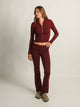 HARLOW BROOKE FLARE PANT - BURGUNDY HARLOW - Boathouse USA