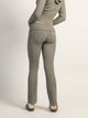 HARLOW BROOKE CABLE KNIT FLARE PANT - HEATHER GREY