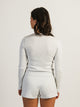 HARLOW PAYTON POINTELLE LONG SLEEVE MELANGE - CLOUD HARLOW - Boathouse USA