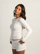 HARLOW PAYTON POINTELLE LONG SLEEVE PRINT - WHITE/PINK HARLOW - Boathouse USA