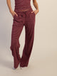 HARLOW SUNNI STRIPE JERSEY PANT - BURGUNDY HARLOW - Boathouse USA