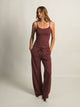 HARLOW SUNNI STRIPE JERSEY PANT - BURGUNDY HARLOW - Boathouse USA
