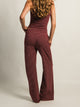 HARLOW SUNNI STRIPE JERSEY PANT - BURGUNDY HARLOW - Boathouse USA