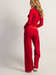 HARLOW PAYTON HEART POINTELLE PANT - PORT