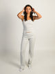 HARLOW PAYTON POINTELLE MELANGE PANT - CLOUD HARLOW - Boathouse USA