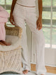 HARLOW PAYTON POINTELLE PRINT PANT - WHITE/PINK HARLOW - Boathouse USA