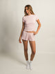 HARLOW ALLIE WAFFLE SHORT - LIGHT PINK HARLOW - Boathouse USA
