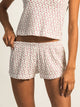 HARLOW ALLIE DITSY WAFFLE SHORT - OFF WHITE HARLOW - Boathouse USA