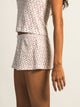 HARLOW ALLIE DITSY WAFFLE SHORT - OFF WHITE HARLOW - Boathouse USA