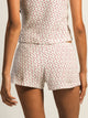 HARLOW ALLIE DITSY WAFFLE SHORT - OFF WHITE HARLOW - Boathouse USA