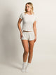 HARLOW ALLIE WAFFLE SHORT - MELANGE HARLOW - Boathouse USA