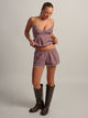HARLOW POSIE SHORT-BURGUNDY