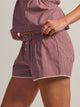 HARLOW POSIE SHORT-BURGUNDY