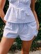 HARLOW POSIE SHORT- PINSTRIPE HARLOW - Boathouse USA