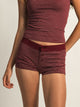 HARLOW BRIAR STRIPE SHORT - BURGUNDY HARLOW - Boathouse USA