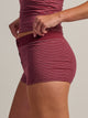 HARLOW BRIAR STRIPE SHORT - BURGUNDY HARLOW - Boathouse USA