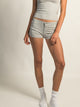 HARLOW BRIAR STRIPE SHORT - HEATHER GREY HARLOW - Boathouse USA