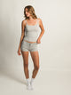 HARLOW BRIAR STRIPE SHORT - HEATHER GREY HARLOW - Boathouse USA