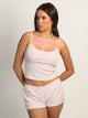 HARLOW MALLORY HEART TANK TOP - BABY PINK HARLOW - Boathouse USA