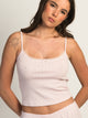 HARLOW MALLORY HEART TANK TOP - BABY PINK HARLOW - Boathouse USA