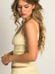 HARLOW MALLORY HEART TANK TOP - YELLOW HARLOW - Boathouse USA