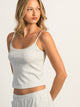 HARLOW MALLORY HEART TANK TOP - CLOUD