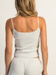 HARLOW MALLORY HEART TANK TOP - CLOUD