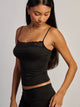 HARLOW HAILEY TANK TOP - BLACK
