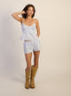 HARLOW POSIE TOP - PINSTRIPE HARLOW - Boathouse USA