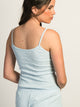 HARLOW PAYTON POINTELLE PRINT TANK TOP - BLUE HARLOW - Boathouse USA