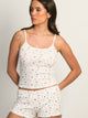 HARLOW PAYTON POINTELLE PRINT TANK TOP - WHITE HARLOW - Boathouse USA