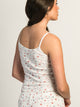 HARLOW PAYTON POINTELLE PRINT TANK TOP - WHITE HARLOW - Boathouse USA