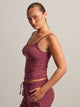 HARLOW BRIAR STRIPE TANK TOP - BURGUNDY HARLOW - Boathouse USA