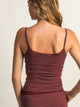HARLOW BRIAR STRIPE TANK TOP - BURGUNDY HARLOW - Boathouse USA