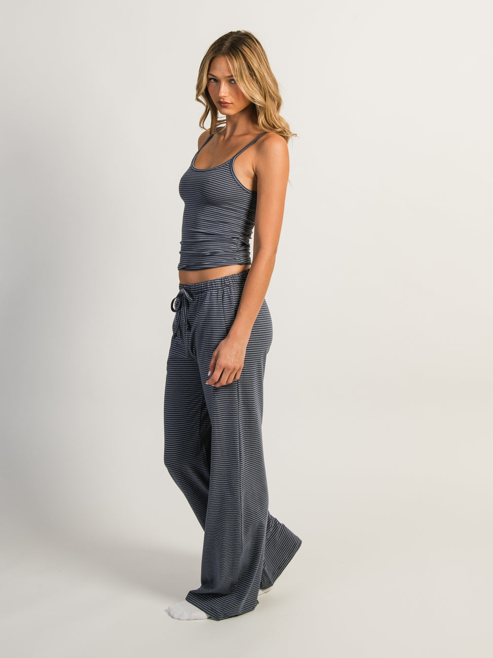 HARLOW BRIAR STRIPED TANK - INDIGO
