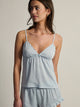HARLOW BELLA SATIN TANK - BLUE HARLOW - Boathouse USA