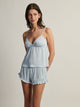 HARLOW BELLA SATIN TANK - BLUE HARLOW - Boathouse USA