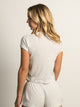 HARLOW ALLIE WAFFLE TEE - MELANGE HARLOW - Boathouse USA