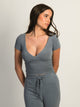 HARLOW MOLLY TEE - DENIM BLUE HARLOW - Boathouse USA