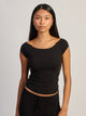 HARLOW PENNY TEE - BLACK HARLOW - Boathouse USA
