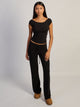 HARLOW PENNY TEE - BLACK HARLOW - Boathouse USA