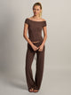 HARLOW PENNY TEE - BROWN