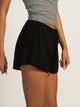 HARLOW LANA LINEN SHORT - BLACK HARLOW - Boathouse USA