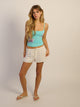 HARLOW LANA LINEN SHORT - WHITE HARLOW - Boathouse USA