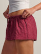 HARLOW TOMMY BOXER SHORT - BURGUNDY