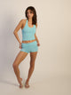 HARLOW MELANI MICRO SHORT - BLUE