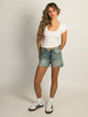 HARLOW MIDI SHORT - LIGHT WASH DENIM